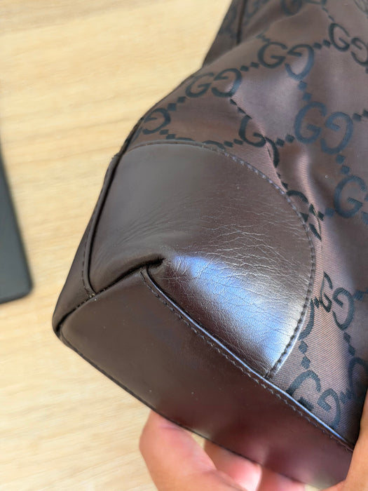 Gucci Choclate Brown GG Shoulder