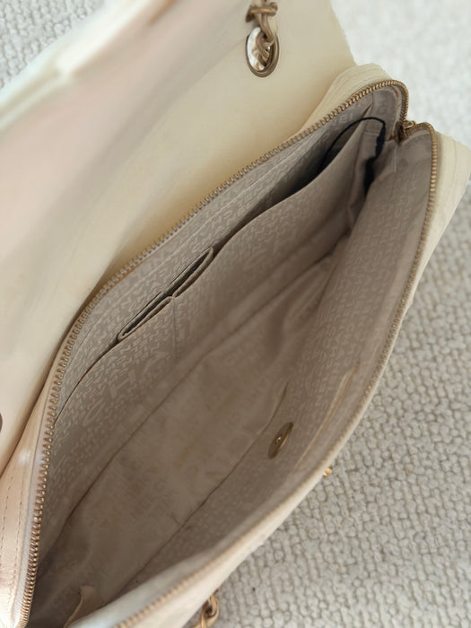 Chanel Wild Stitch Lambskin Flap with Rose Applique