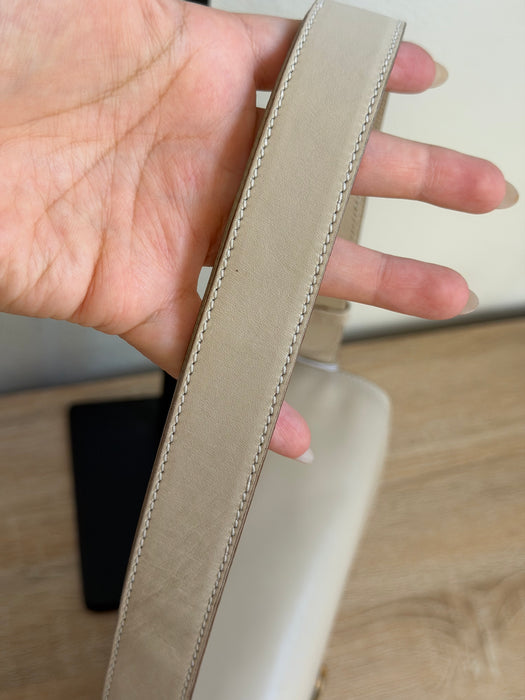 Celine Triomphe Ivory adjustable strap