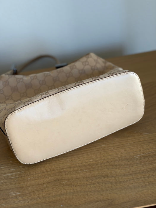 Gucci Beige GG Hobo