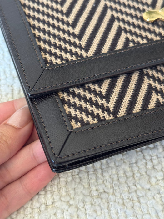 Celine Triomphe Herringbone Tweed