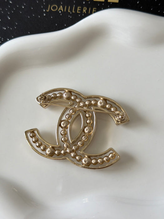Chanel pearl brooch
