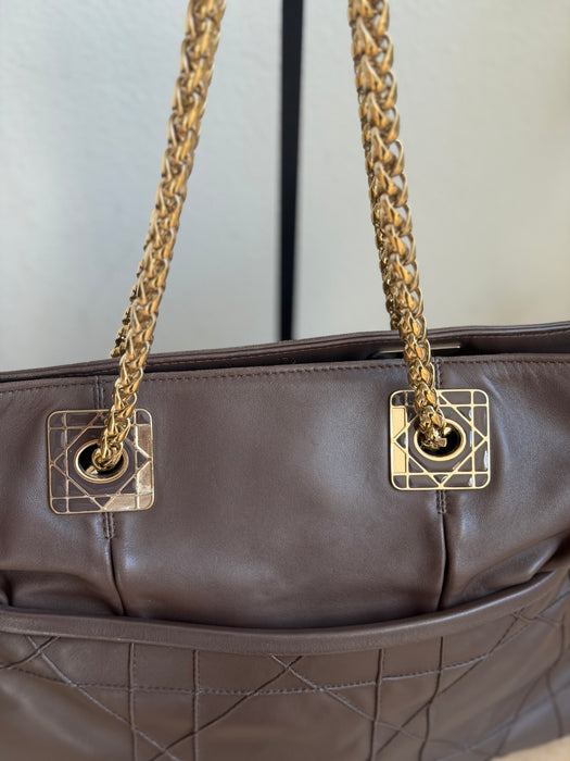 Dior Cannage Granville Chain Link Tote