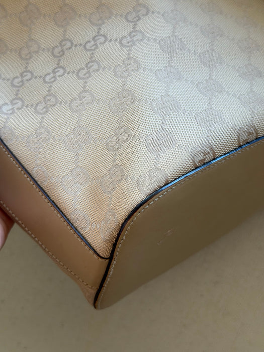 Gucci Beige GG Hobo