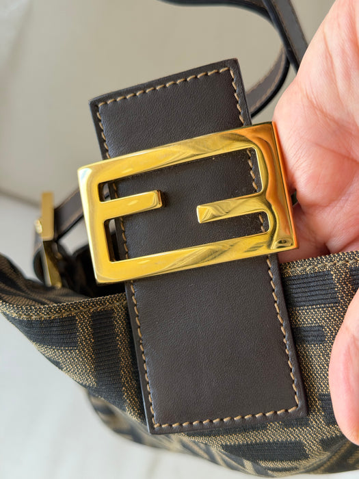 Fendi Zucca Baguette GHW