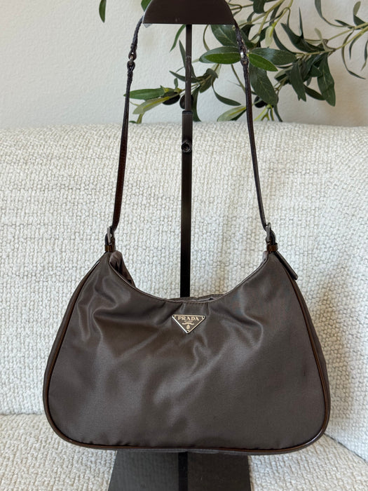 Prada Silk Crescent Mini