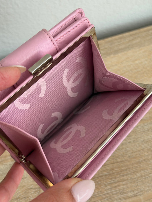 Chanel Cambon Compact Kisslock Wallet