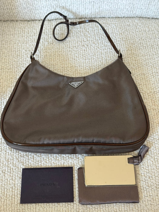 Prada Silk Crescent Mini