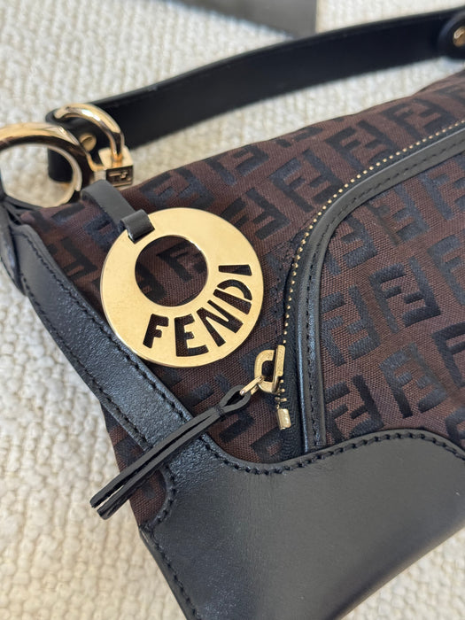 Fendi Zucchino Cuoio Chef Pocket Shoulder
