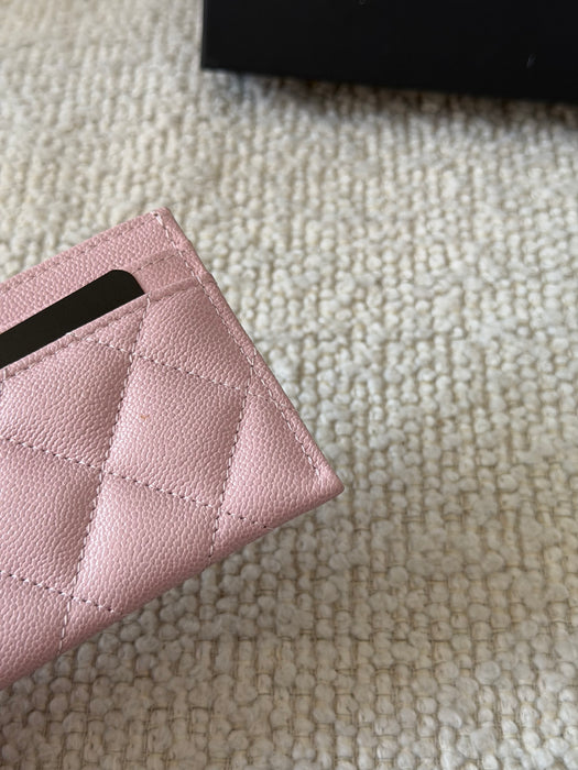 Chanel CC Caviar Card Holder: Full set