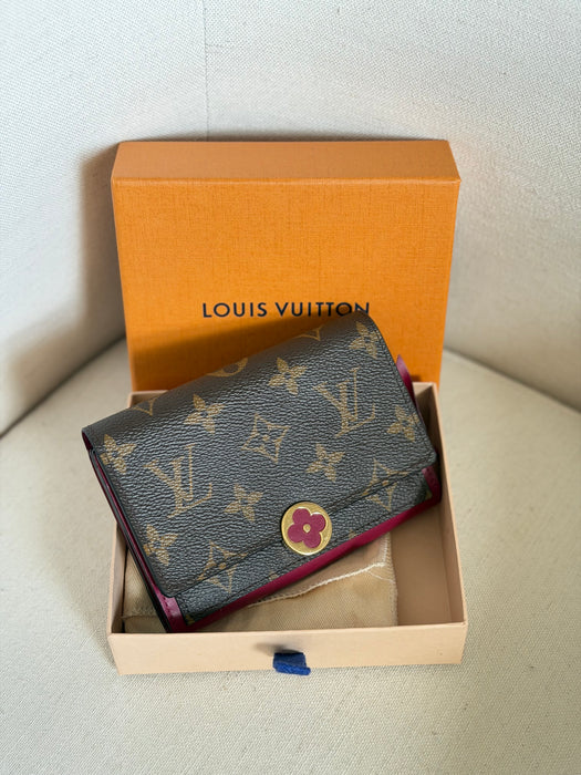 Louis Vuitton Portefeuille Flore Compact Wallet