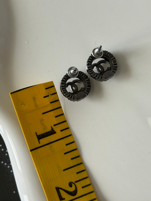 Chanel Ruthenium Earrings