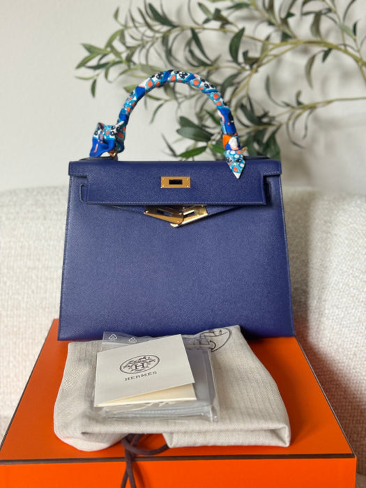Hermes Kelly 28 in Epsom  (Full Set)