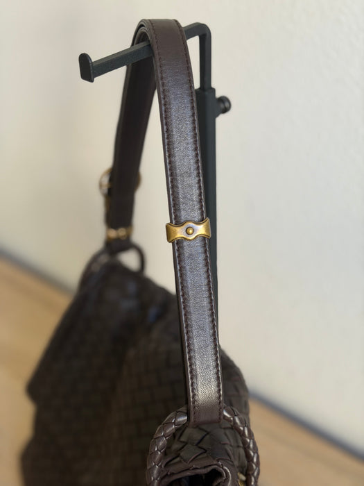 Bottega veneta intrecciato Brown Shoulder Bag
