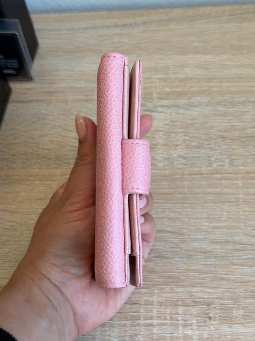 Chanel Pink Caviar Timeless CC Compact Wallet