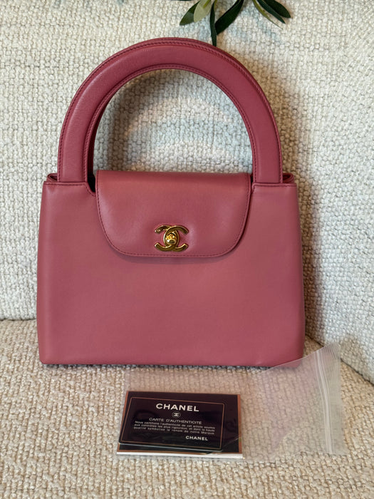 Chanel Turnlock Pink Kelly