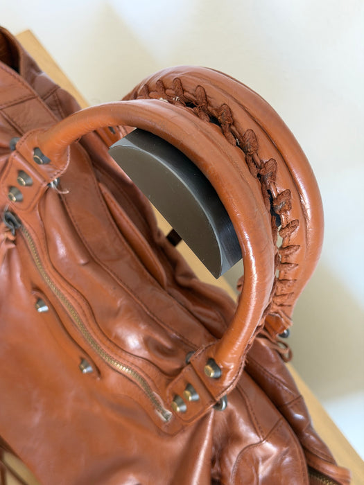 Balenciaga Brown City Bag