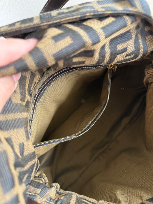 Fendi Zucca Mama Baguette GHW