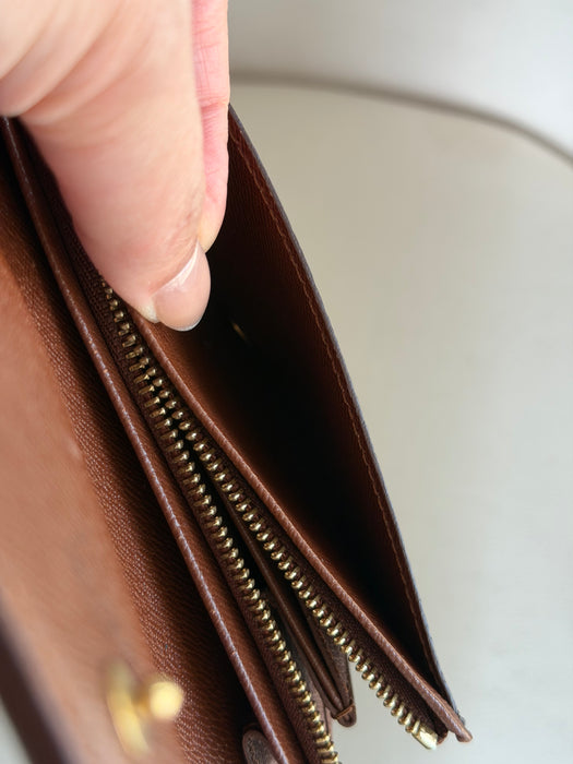 Louis Vuitton Monogram Porte Monnaie Tresor Wallet