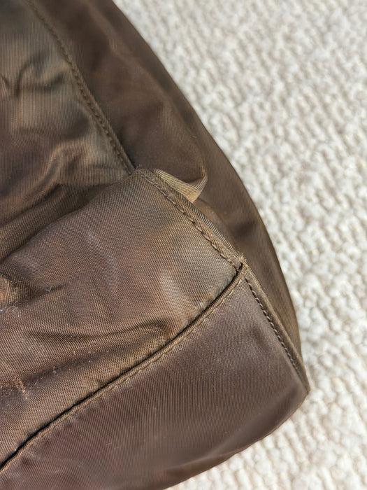 Prada Tesutto Brown GHW Tote