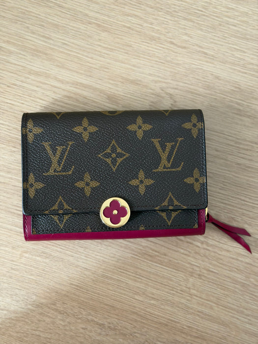 Louis Vuitton Portefeuille Flore Compact Wallet