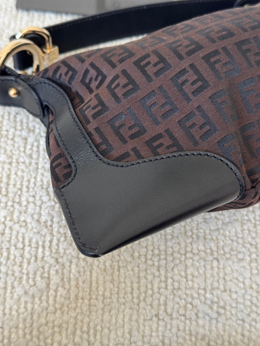 Fendi Zucchino Cuoio Chef Pocket Shoulder