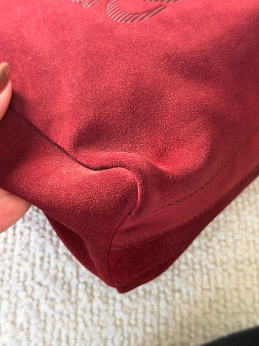 Loewe Suede Anagram Crossbody