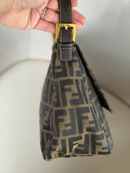 Fendi Zucca Mama Baguette GHW