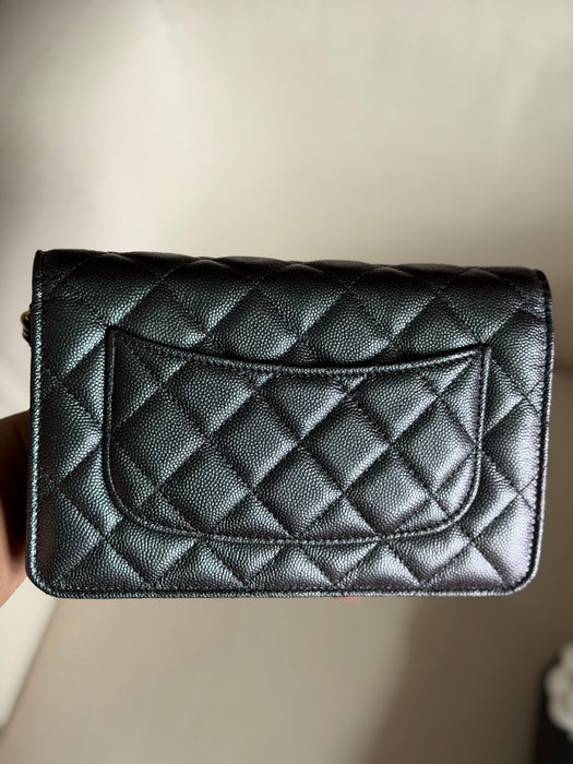 Chanel Wallet On Chain Iridescent caviar