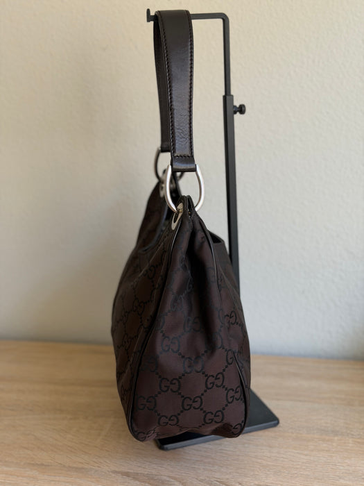 Gucci Tom Ford GG Nylon Leather Shoulder