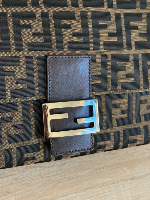 Fendi Zucca Baguette SHW