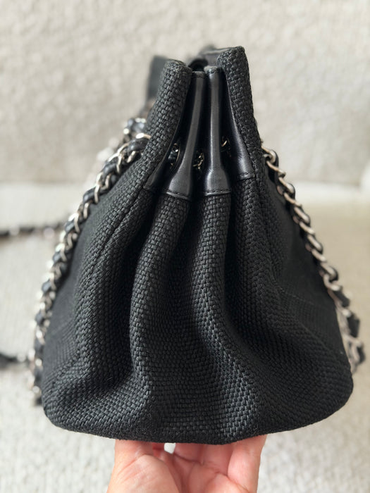 Chanel Chevron V Stitch CC Tote