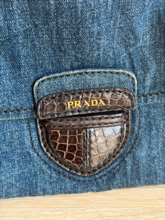 Prada Denim Flap