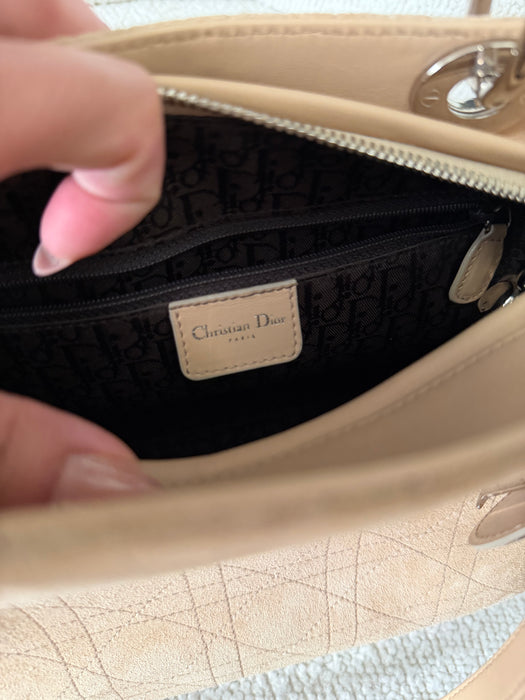 Lady Dior small suede