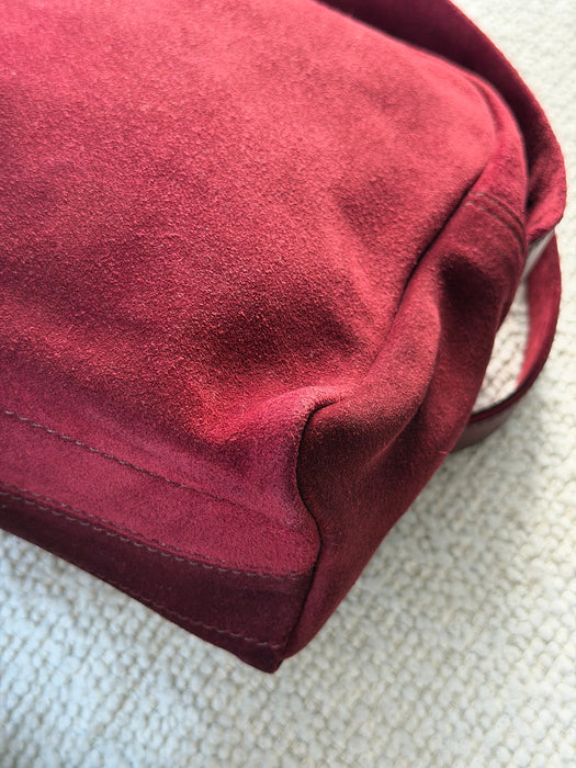 Loewe Suede Anagram Crossbody