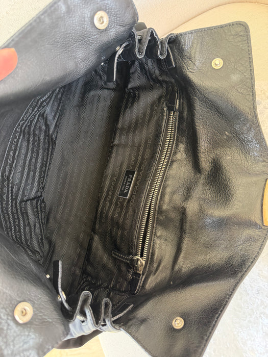 Prada Tessuto East West Satchel