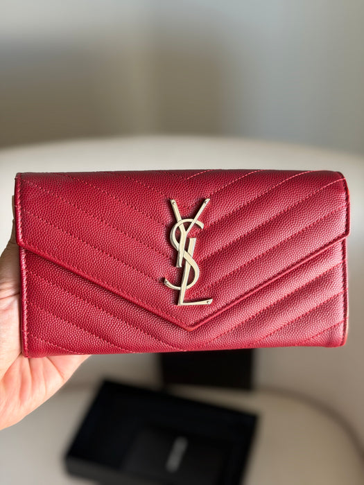 YSL bifold long wallet
