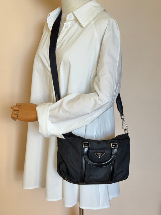 Prada Tesutto Boston Crossbody