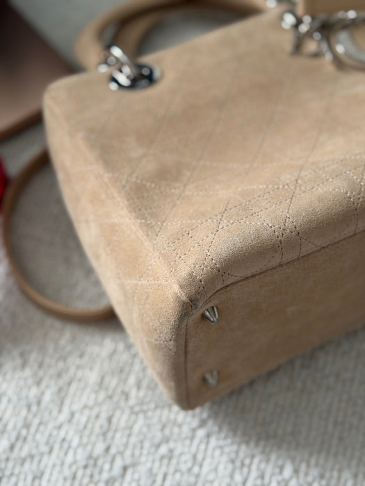 Lady Dior small suede