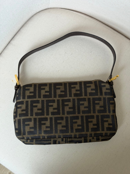 Fendi Zucca Baguette GHW