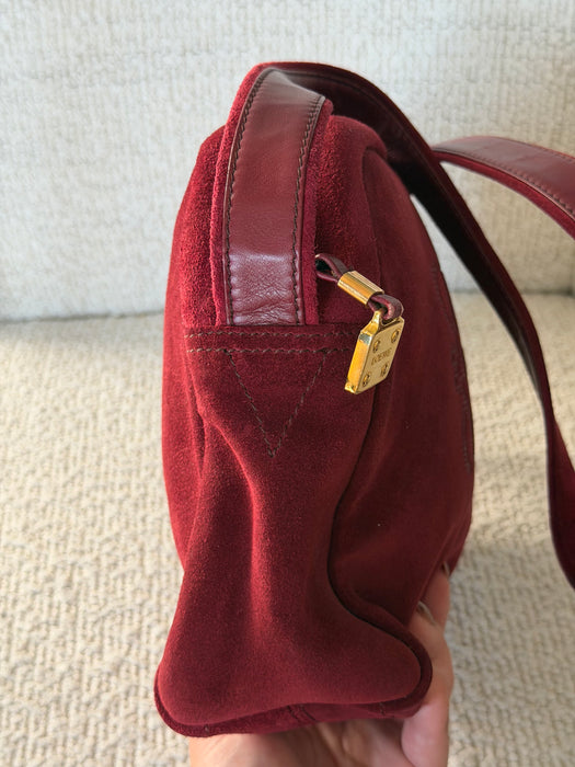 Loewe Suede Anagram Crossbody