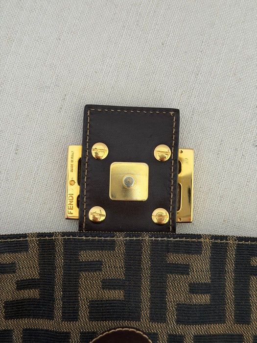 Fendi Zucca Baguette GHW