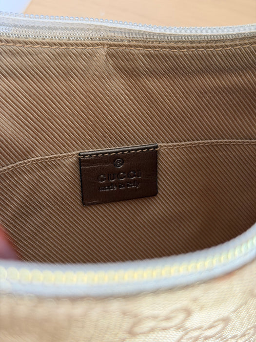 Gucci Gold Halfmoon Pochette