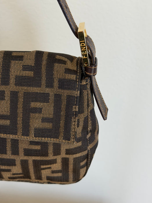 Fendi Zucca Baguette GHW