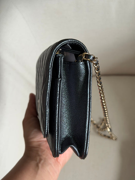 Chanel Wallet On Chain Iridescent caviar