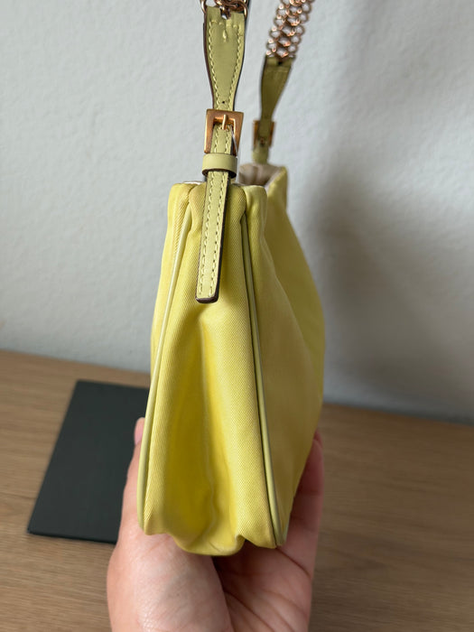 Prada Tessuto Nylon Yellow Shoulder
