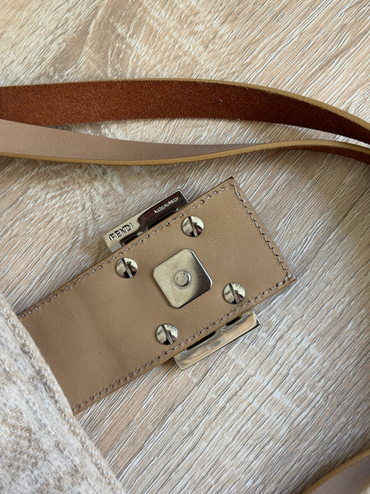 Fendi Tonal FF Buckle Baguette