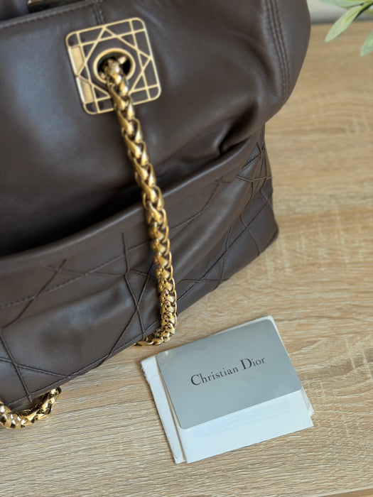 Dior Cannage Granville Chain Link Tote