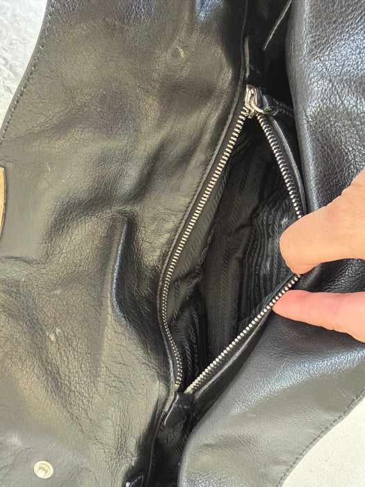Prada Tessuto East West Satchel