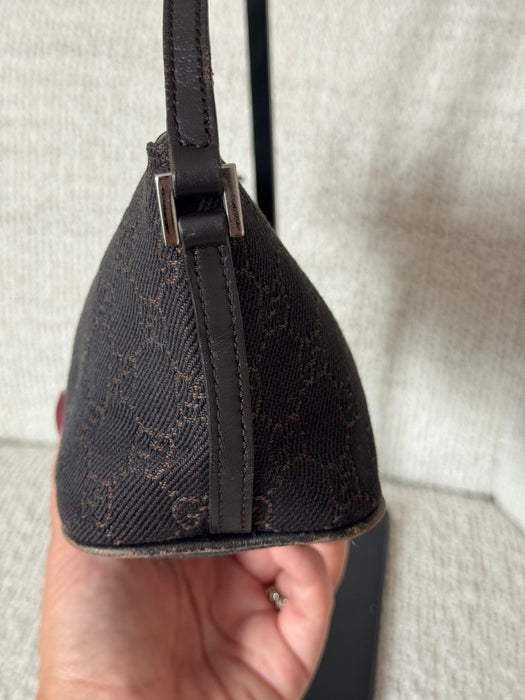 Gucci Chocolate Brown GG boat